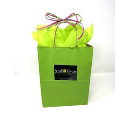 Gift Wrap Green Shopping Bag with Tissue - Local Delivery Only