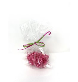 Gift Wrap Cello Bag with Colored Shred and Bow