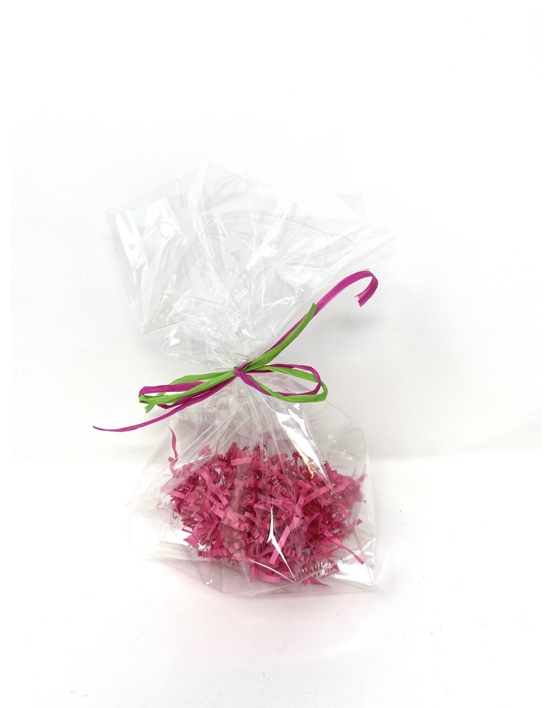 Mariposa Gift Wrap Cello Bag with Colored Shred and Bow