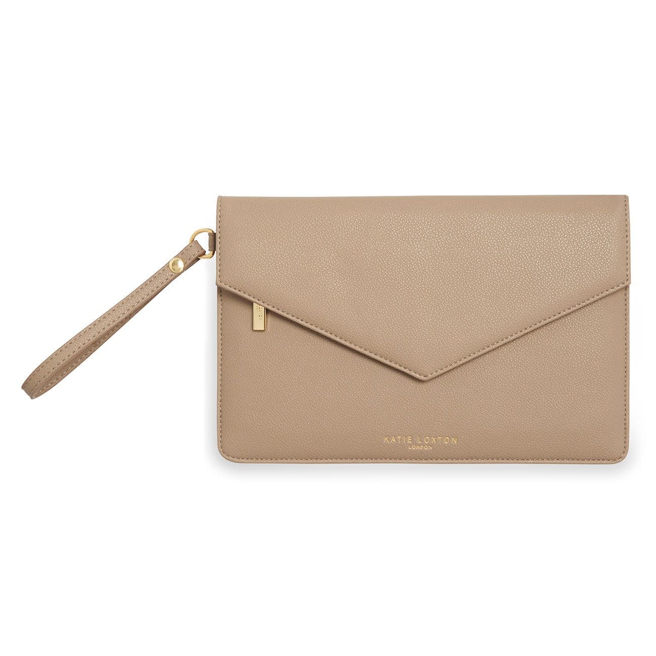 beige envelope clutch