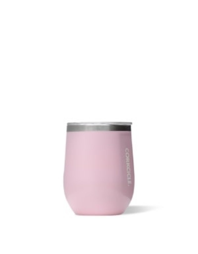 Corkcicle Corkcicle Stemless Wine Glass- Rose Quartz