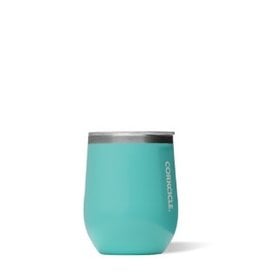 Corkcicle Corkcicle Stemless Wine Glass- 12oz Gloss Turquoise