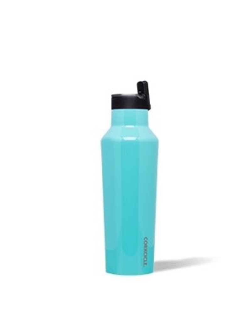 Corkcicle Corkcicle Sport Canteen- 20oz Gloss Turquoise