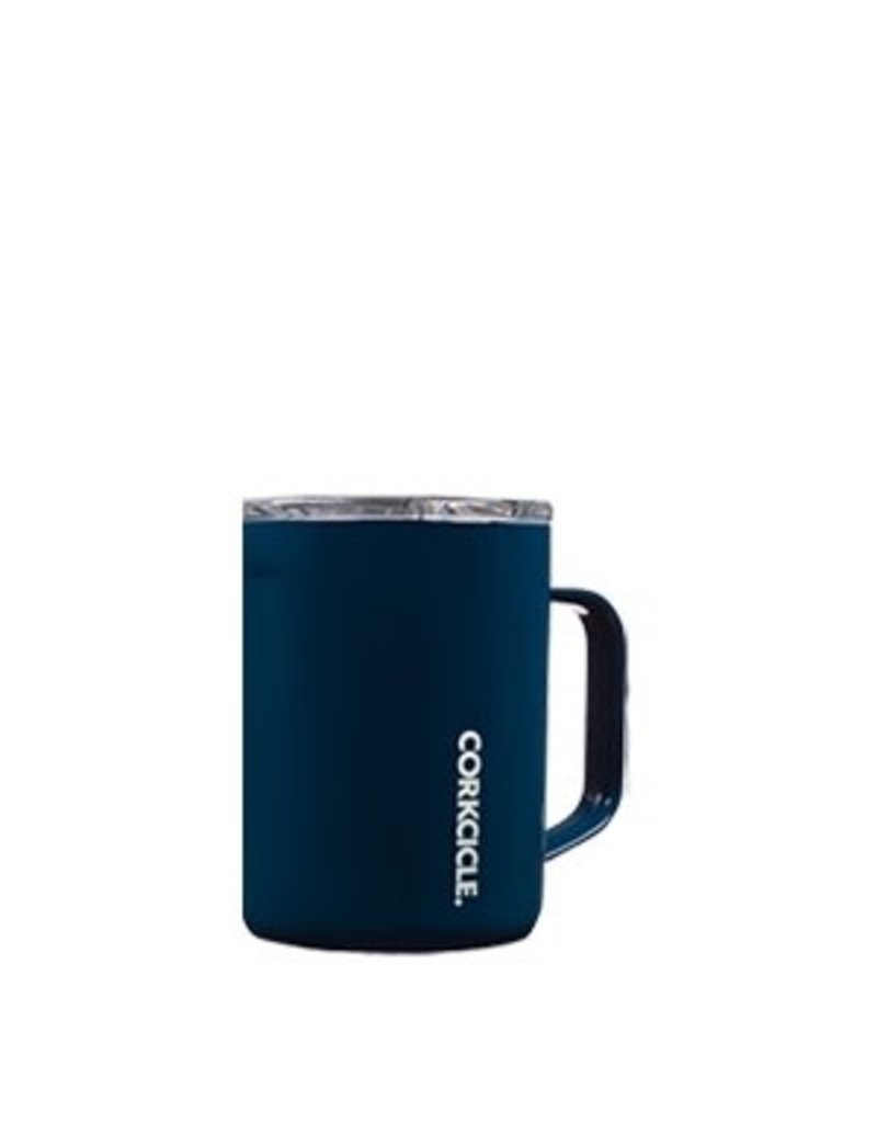 Corkcicle Gloss Navy 16 oz Coffee Mug