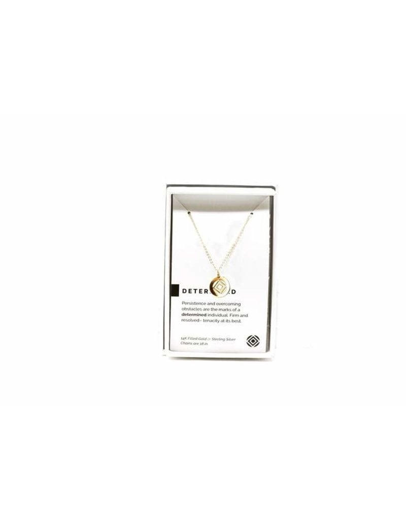 Pieces of Me Necklace Determined Gold