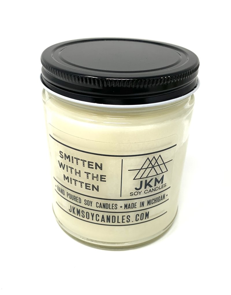 JKM Candle 9oz Michigan Inspired Scent Smitten with the Mitten