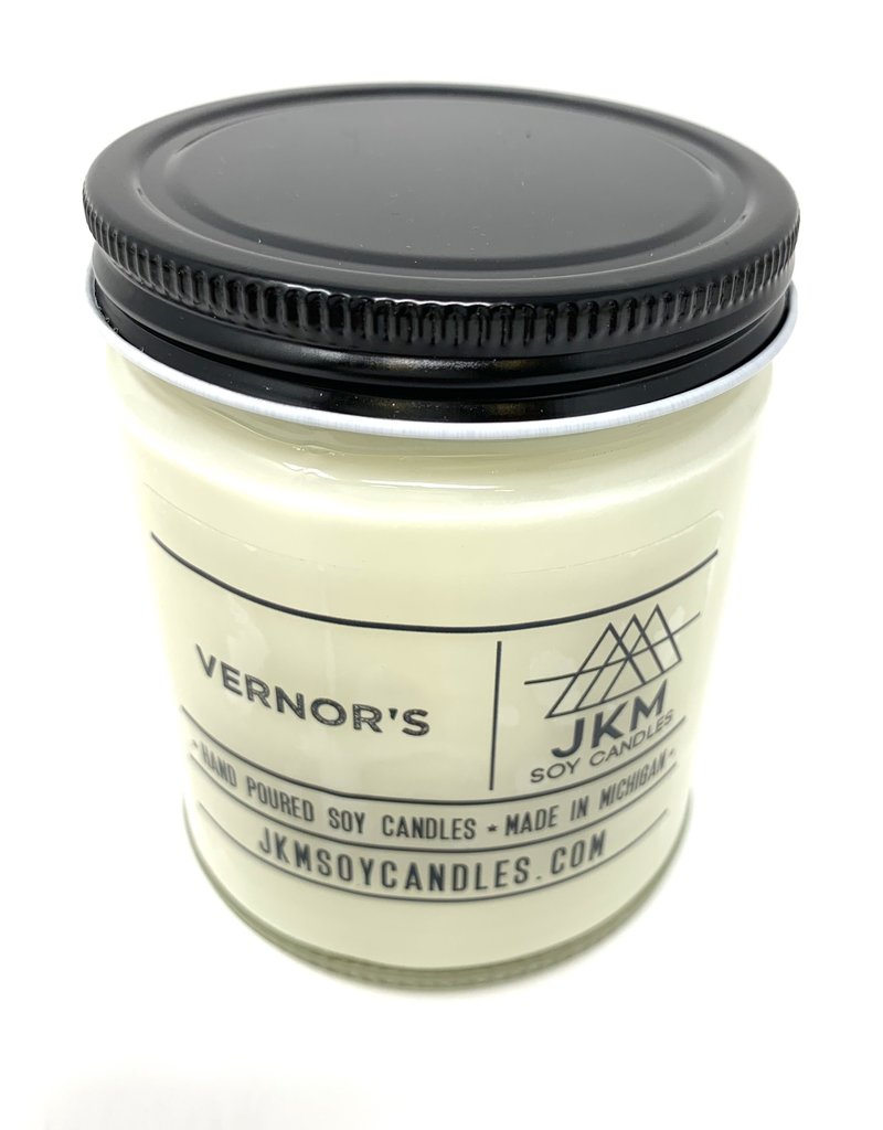 9oz JKM Candle Michigan Inspired Scent Vernor's