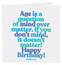 Quotable Card Age is a Question
