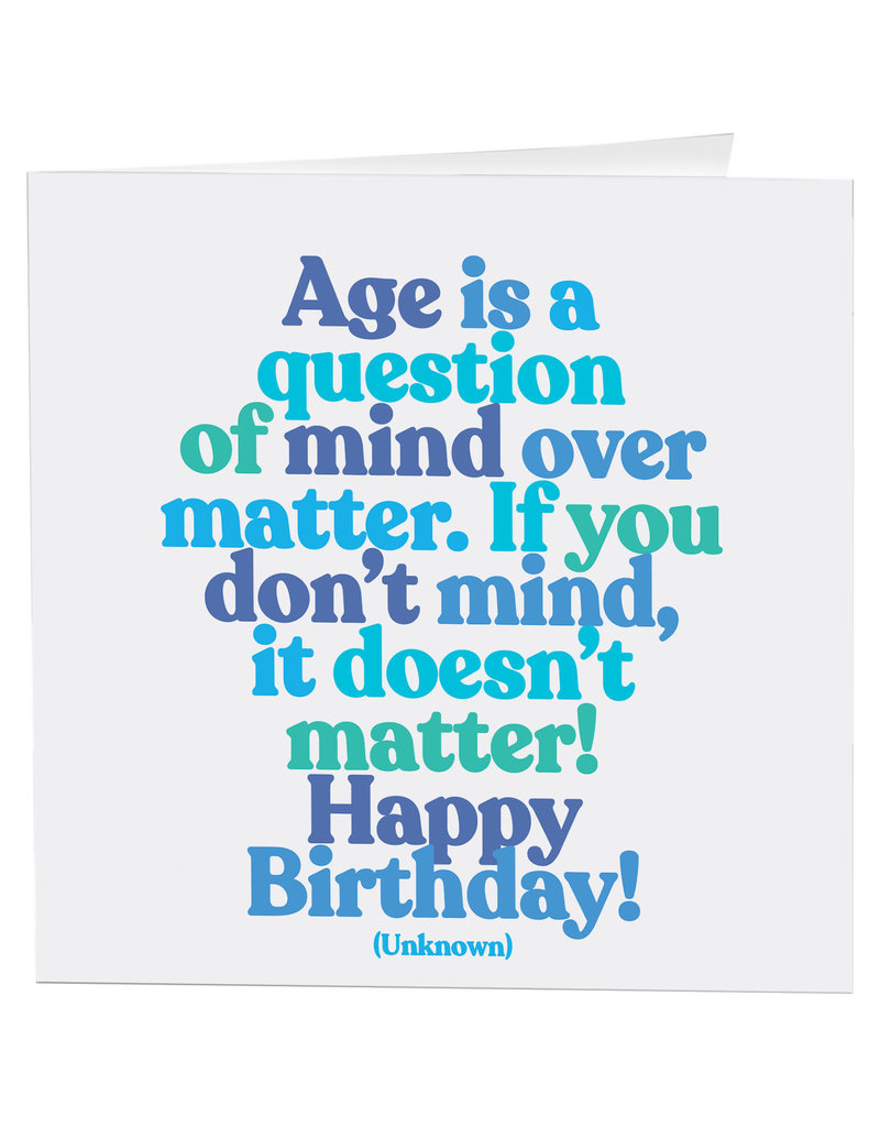 Quotable Card Age is a Question