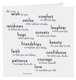 Quotable Card My Wish for You