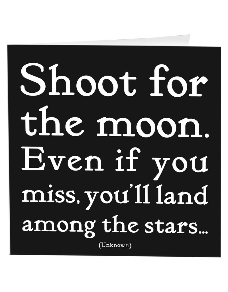Quotable Card Shoot for The Moon