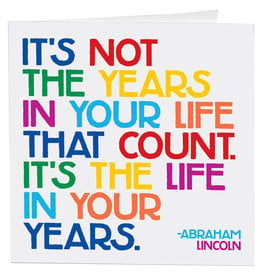Quotable Card Years in Your Life