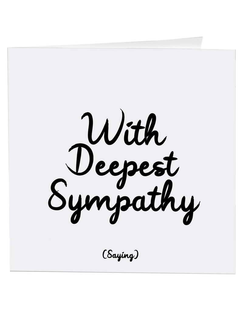 Quotable Card Deepest Sympathy