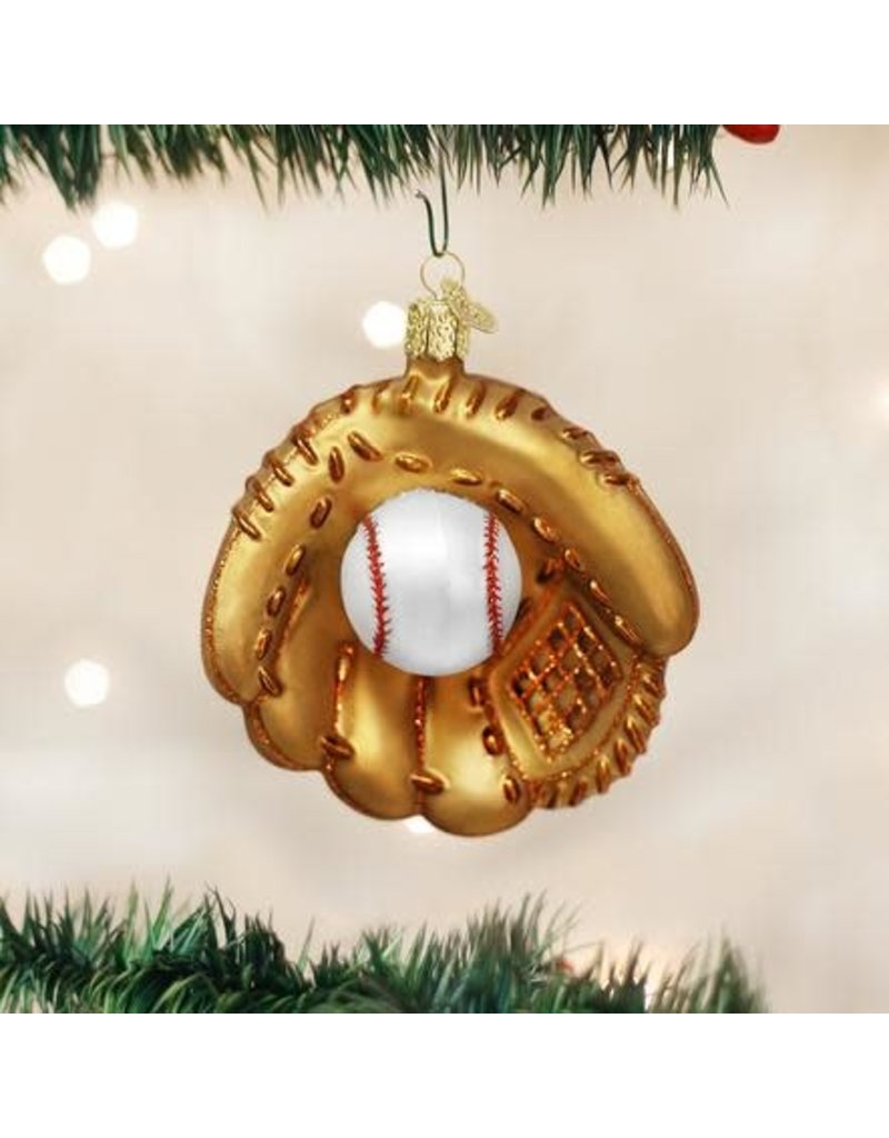 Old World Christmas Ornament Baseball Mitt