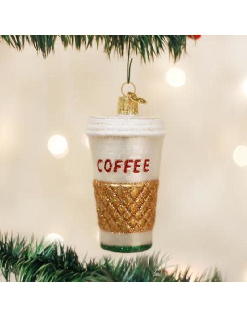 Old World Christmas Ornament Coffee To Go