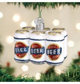Old World Christmas Ornament Six Pack of Beer