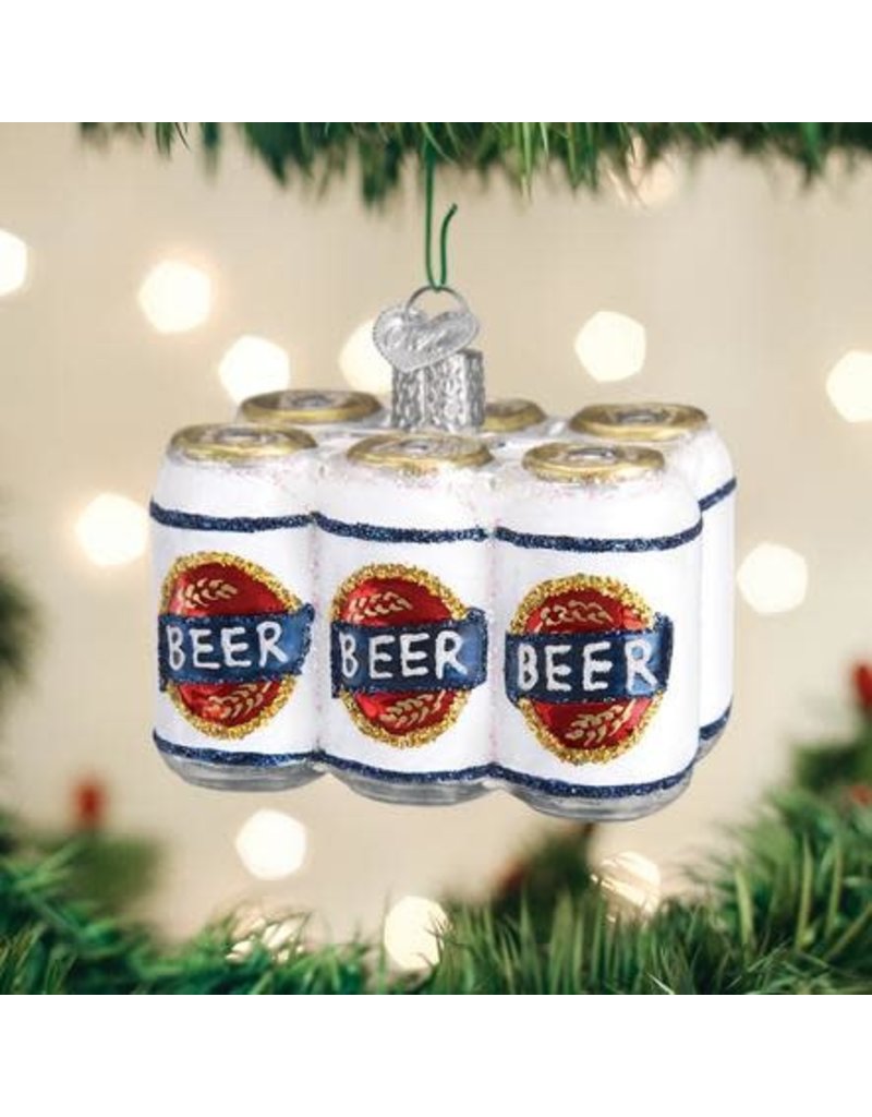 Old World Christmas Old World Christmas Ornament Six Pack of Beer