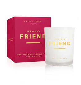 Katie Loxton Katie Loxton Sentiment Candle- Fabulous Friend Sweet Papaya & Hibiscus Flower