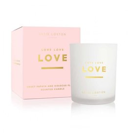 Katie Loxton Katie Loxton Sentiment Candle- Love Love Love Sweet Papaya & Hibiscus Flower