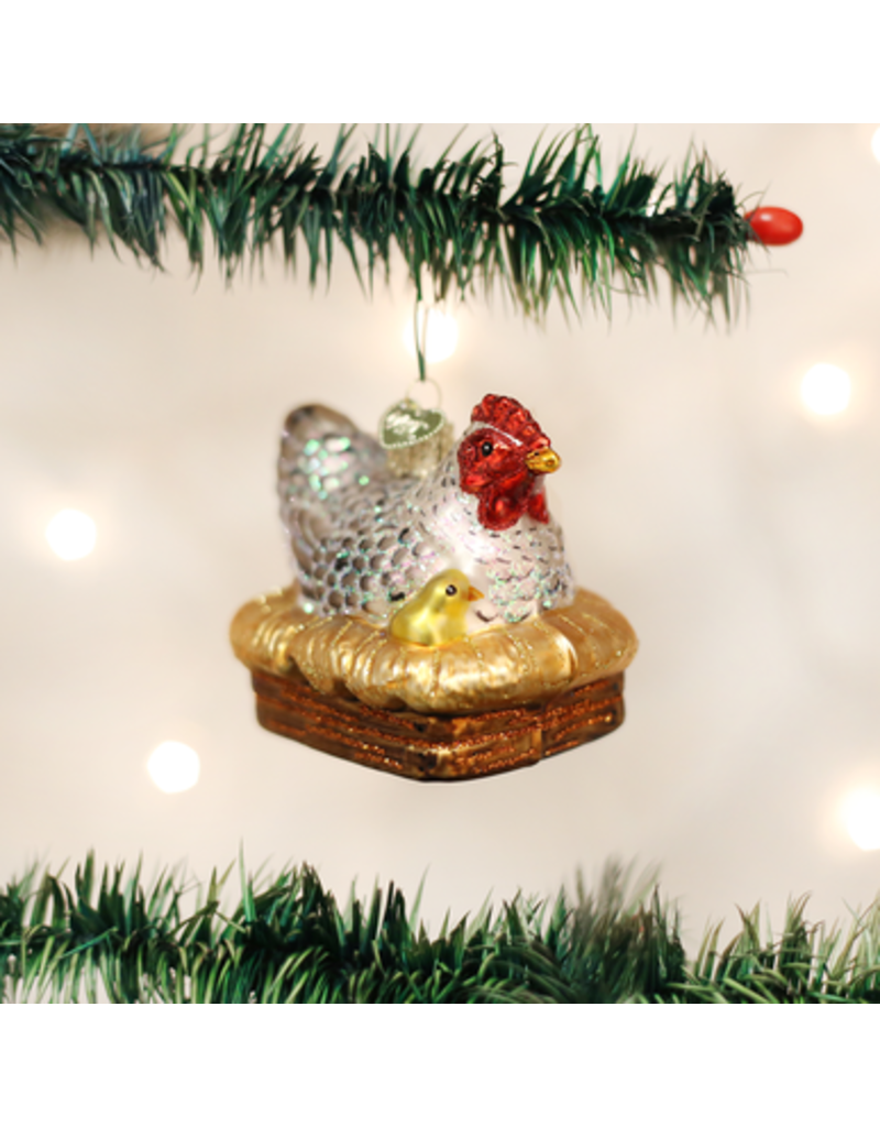 Old World Christmas Old World Christmas Ornament Hen on Nest