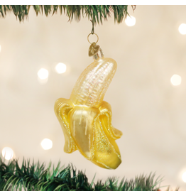 Old World Christmas Ornament Peeled Banana