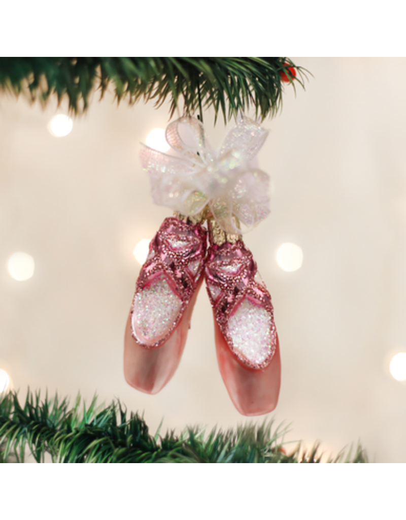 Old World Christmas Old World Christmas Ornament Pair of Ballet Slippers