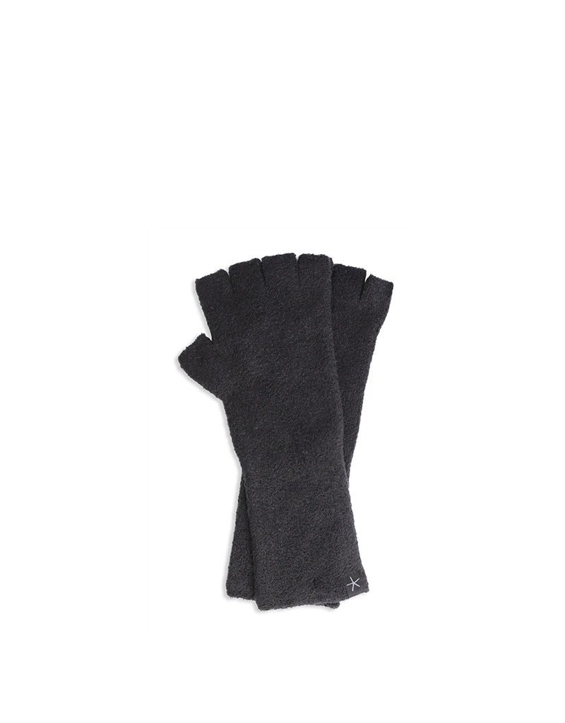 Barefoot Dreams Barefoot Dreams Cozychic Lite Fingerless Gloves Black