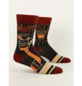 Blue Q Blue Q Men's Crew Socks Whiskey Socks