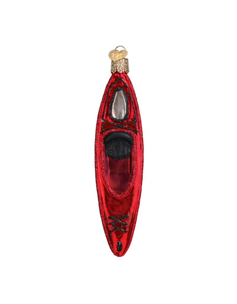 Old World Christmas Old World Christmas Ornament Kayak Red