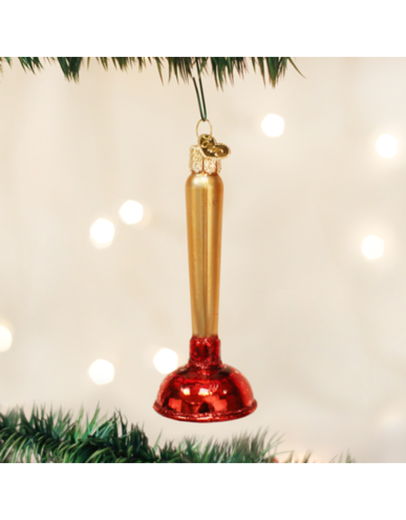 Old World Christmas Old World Christmas Ornament Toilet Plunger