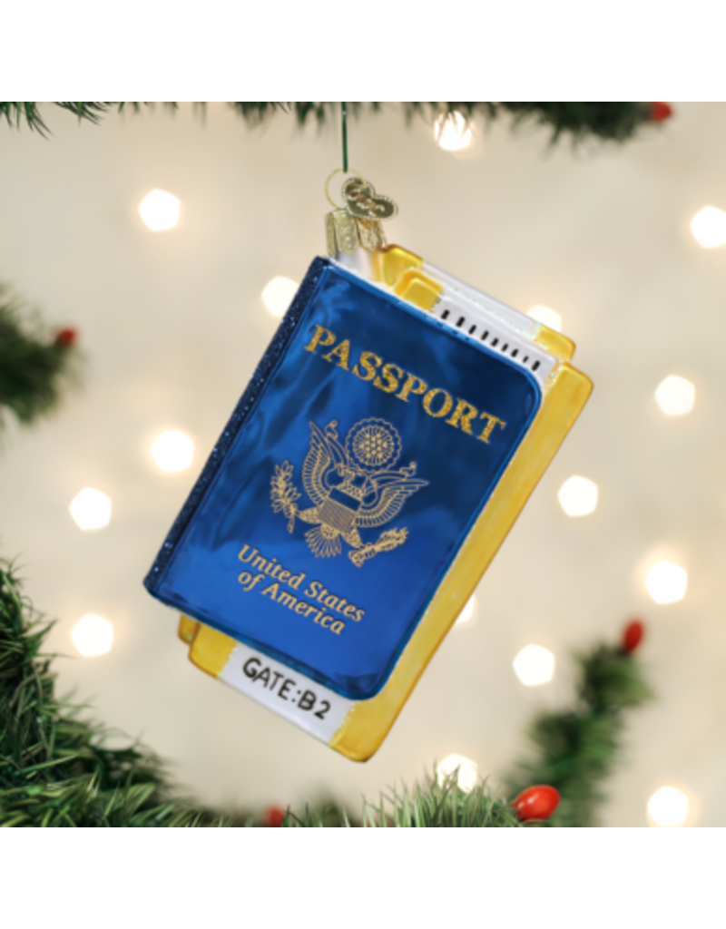 Old World Christmas Old World Christmas Ornament Passport