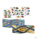 M/PK Sticker Tote- Cars and Trucks
