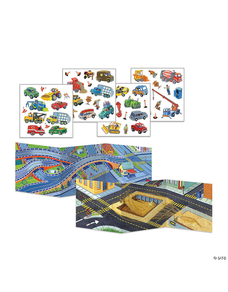 M/PK Sticker Tote- Cars and Trucks