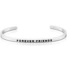 MantraBand Bracelet Forever Friends- Silver