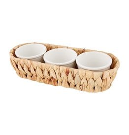 Mud Pie Mud Pie Water Hyacinth Dip Bowls