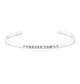 MantraBand Bracelet Forever Family- Silver