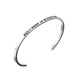 MantraBand Bracelet All I Need- Silver
