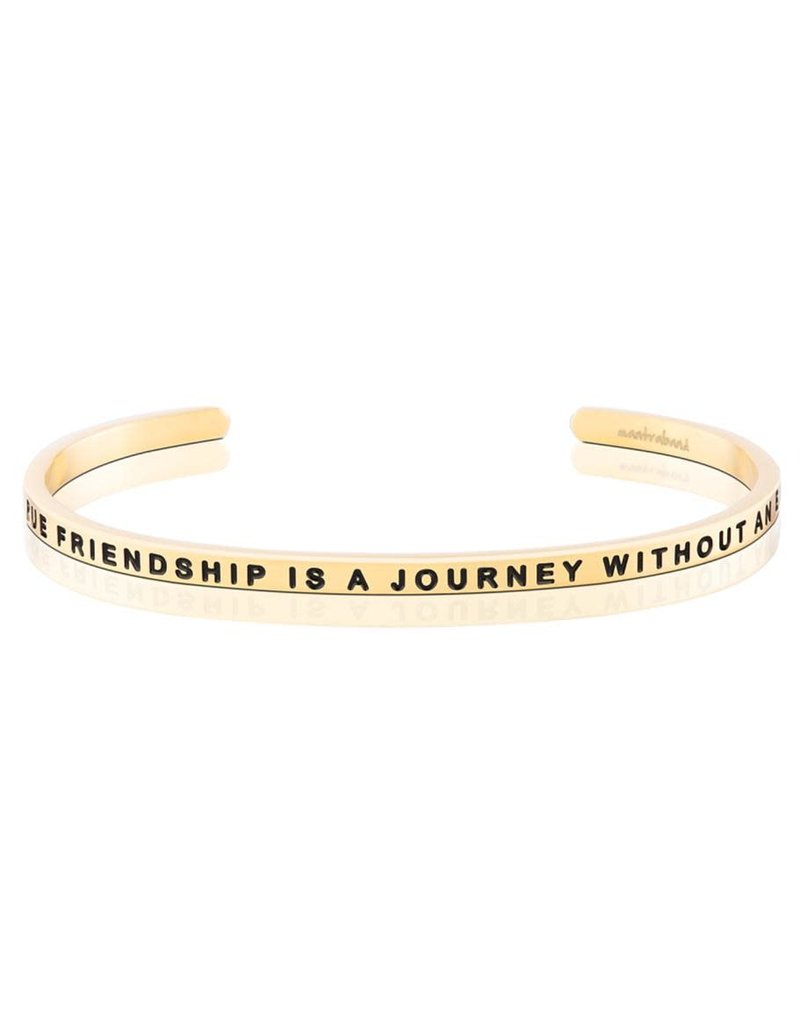 MantraBand Bracelet True Friendship- Gold