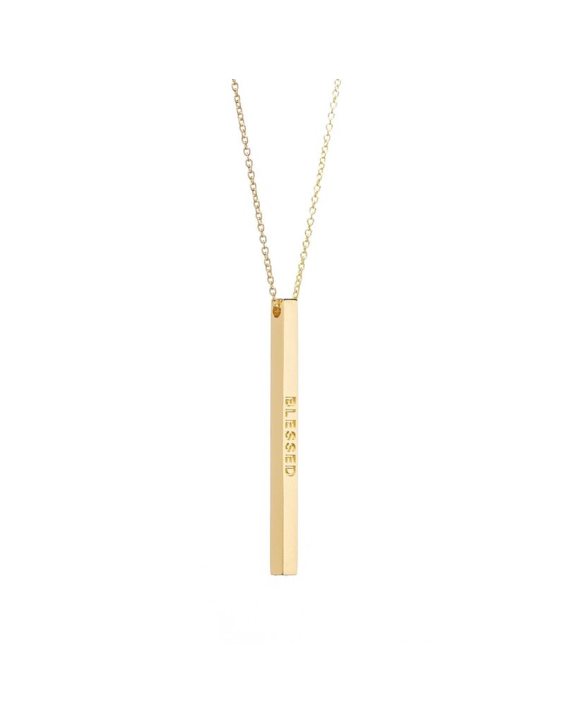 MantraBand Necklace Blessed- Gold