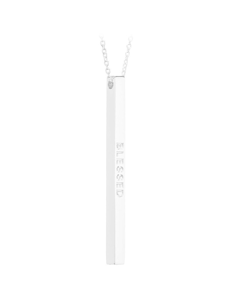MantraBand Necklace Blessed- Silver