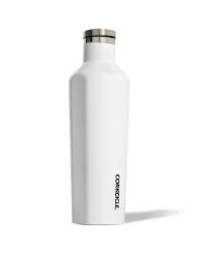 Corkcicle Canteen- 16oz Gloss White
