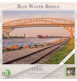 Puzzle Blue Water Bridge