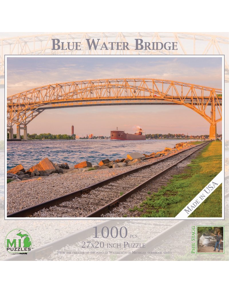 Puzzle Blue Water Bridge