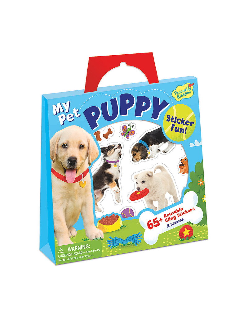 M/PK Sticker Tote- My Pet Puppy