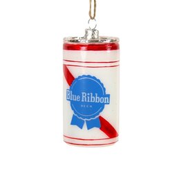 Cody Foster Ornament Blue Ribbon Beer Can