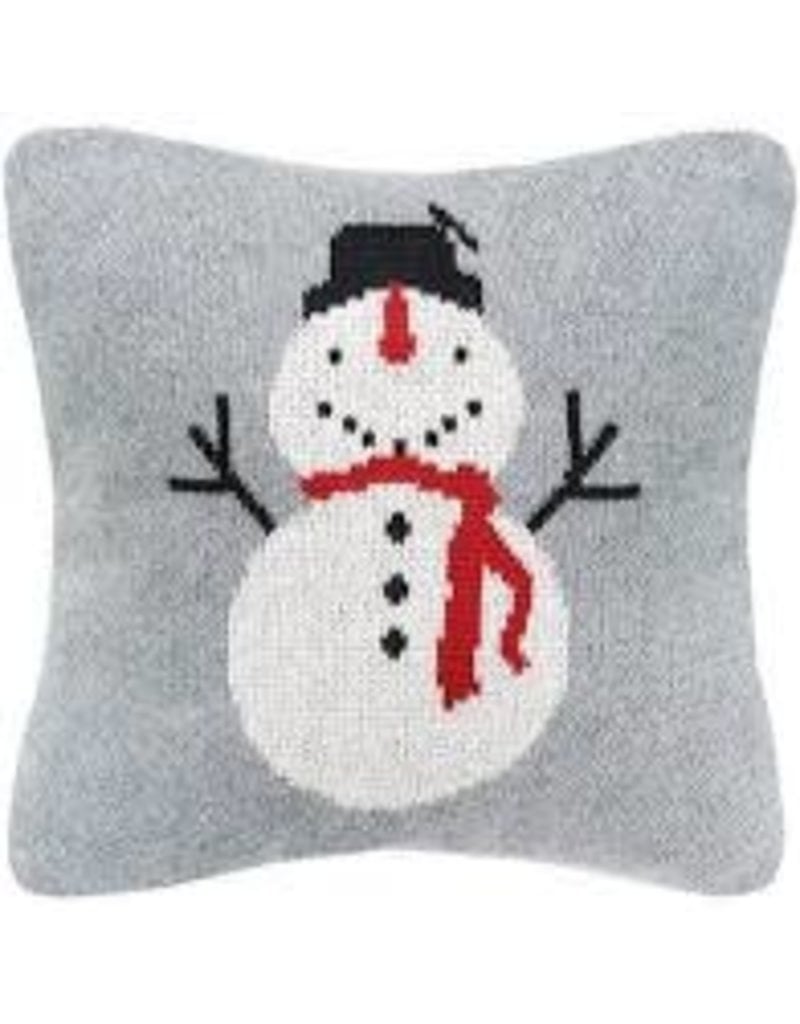C & F Enterprises Pillow Small Snowman Grey