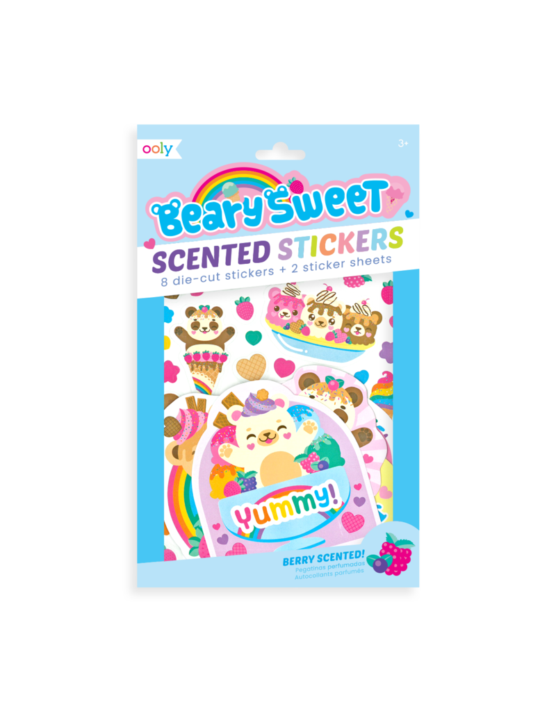Ooly Scented Scratch Stickers Beary Sweet