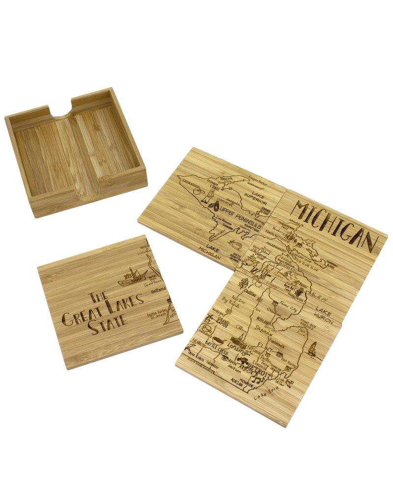 Toally Bamboo Totally Bamboo Coaster Set