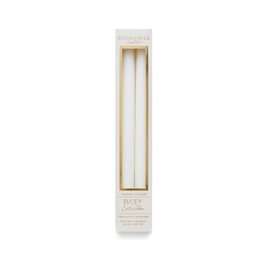 Paddywax Holiday 10" Taper Ivory 2 Pack