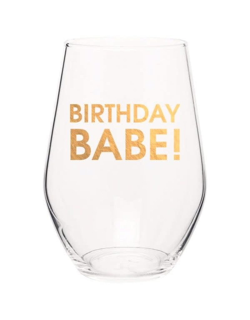 Chez Gagne Chez Gagne Wine Glass Birthday Babe